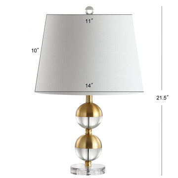 Jules 23" Crystal Mini LED Table Lamp - JONATHAN Y